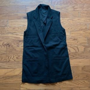 BLAQUE LABEL Notch Collar Sleeveless Vest
